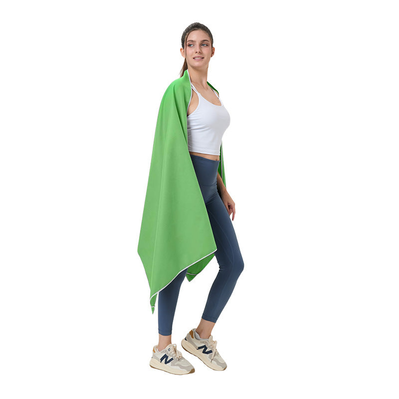 Outdoor magnetic beach bath towel