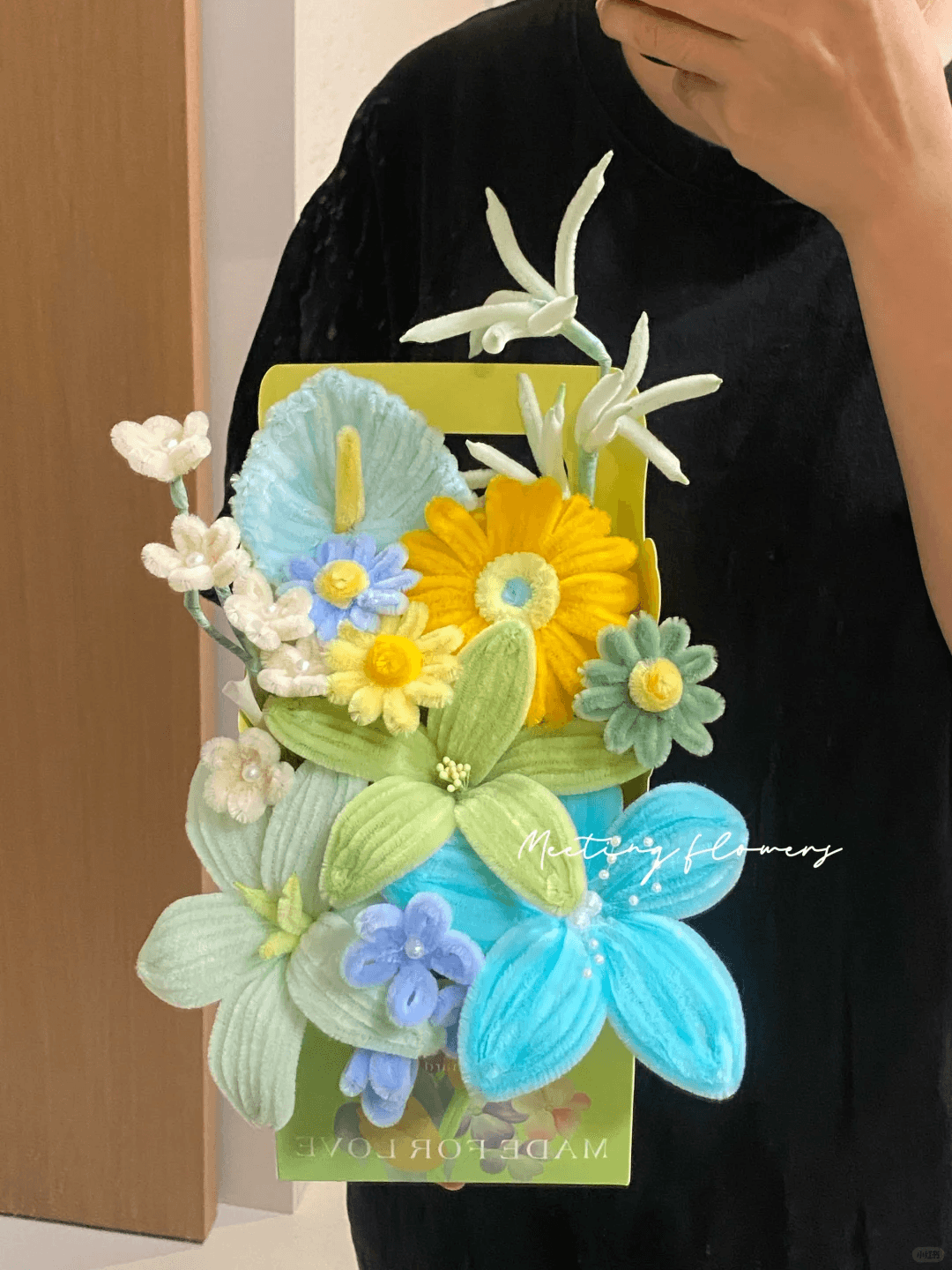 handmade Twisting stick flower box