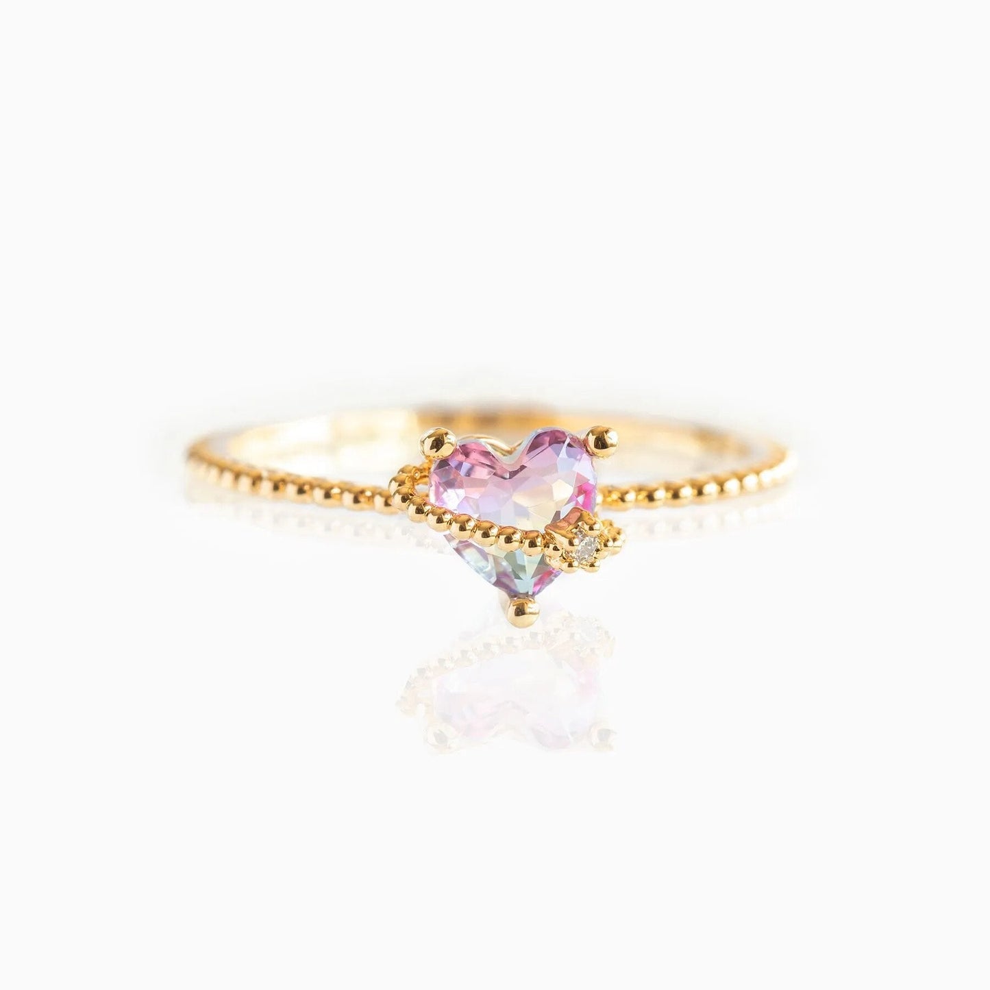 Dainty Stacking Babydoll Rings Heart