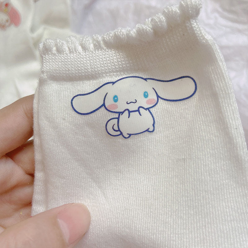 Sweet Dainty Character Socks Puppy
