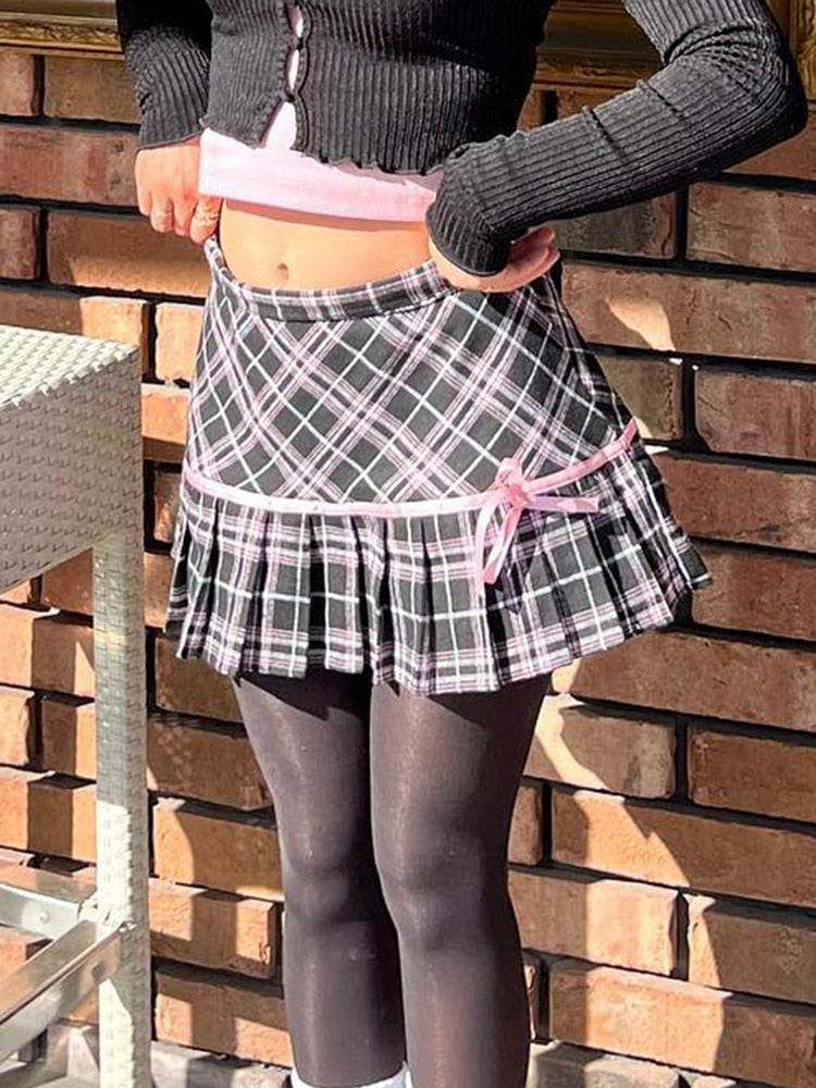 Harajuku Kawaii Plaid Pleated Skirt