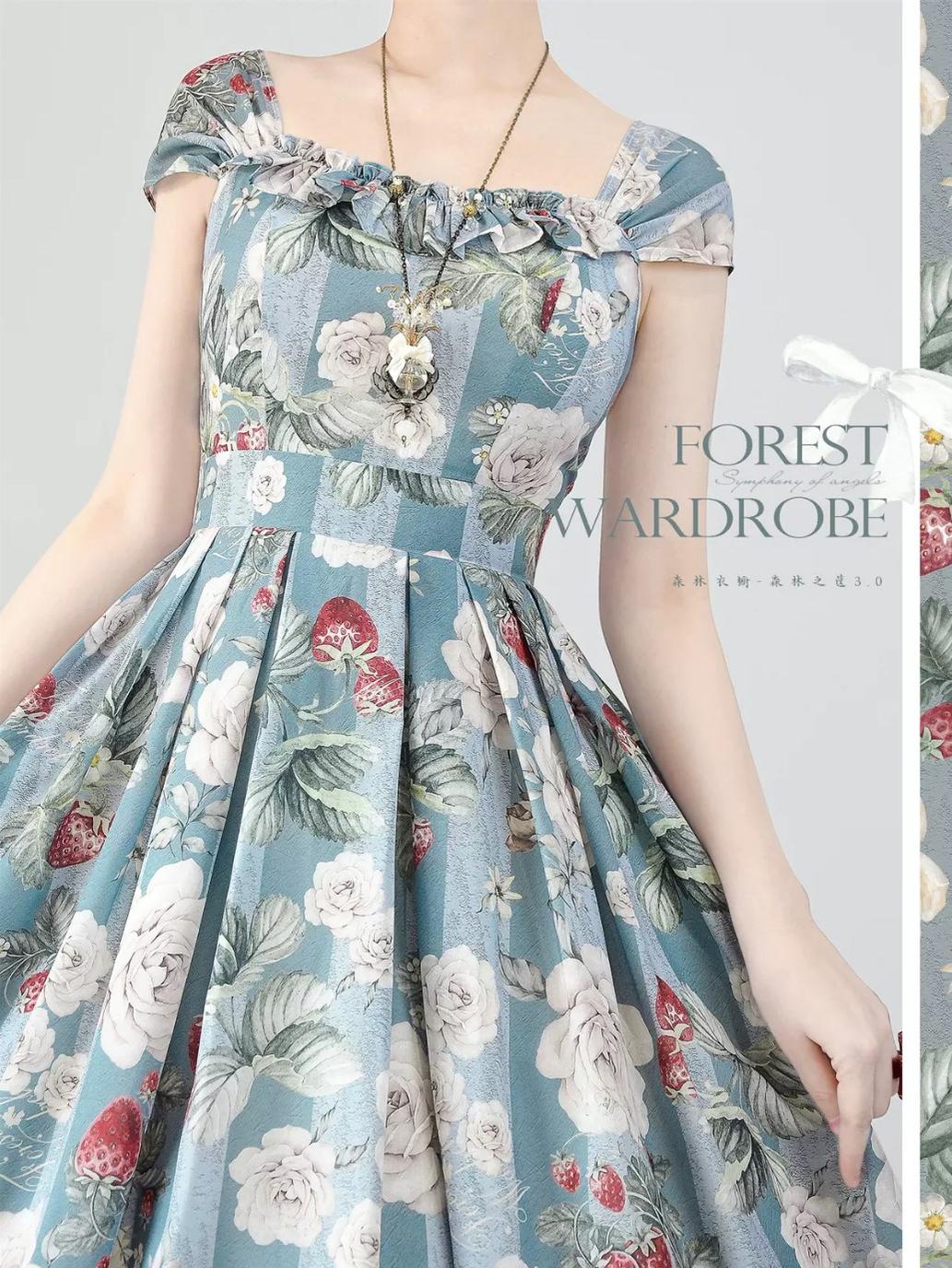 Vintage Lolita JSK Dress Summer Thin Dress