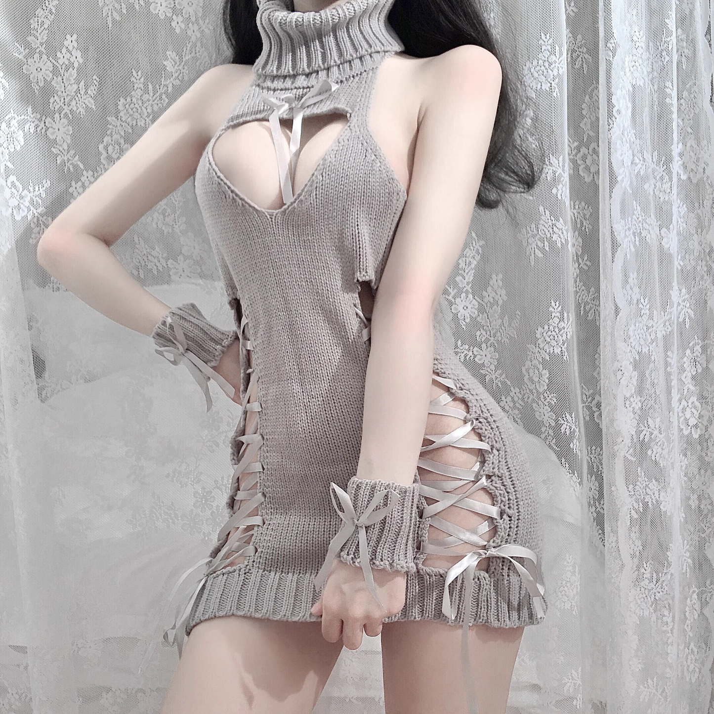 Hollow Backless Sweater