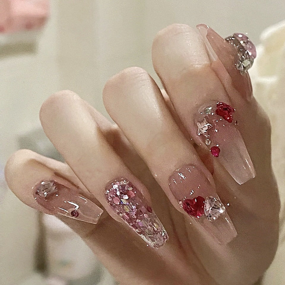 Clear Neutral Tone Press On Nails