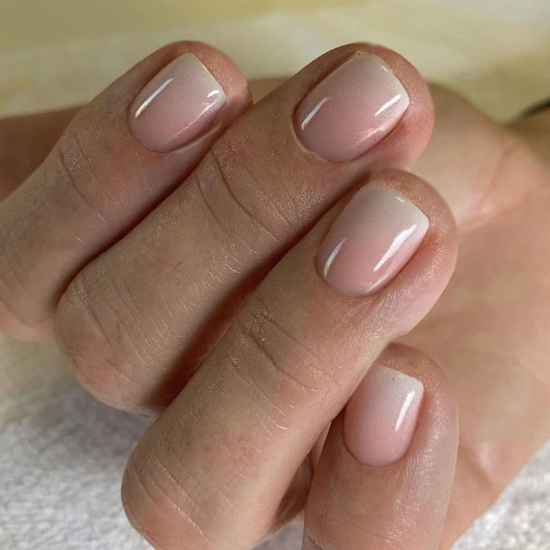 Clear Neutral Tone Press On Nails