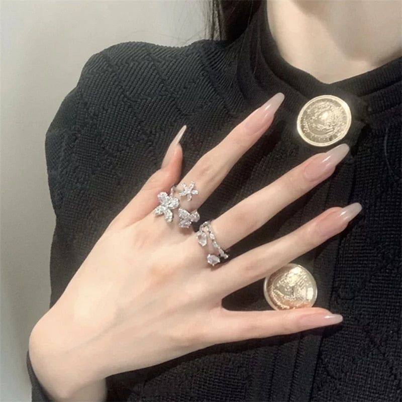 Clear Neutral Tone Press On Nails
