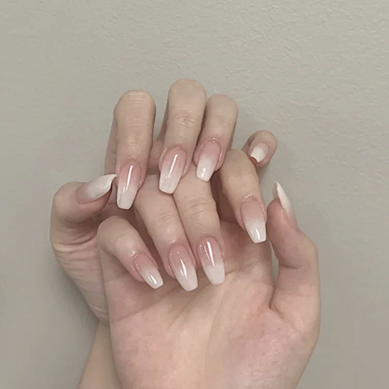 Clear Neutral Tone Press On Nails