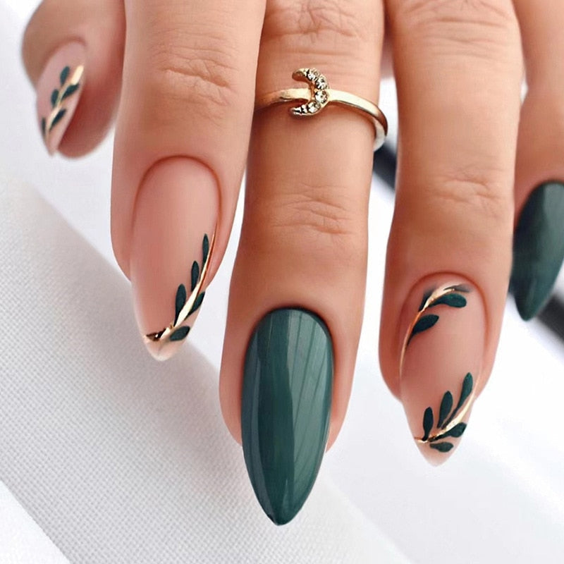 Spring Floral Press On Nails