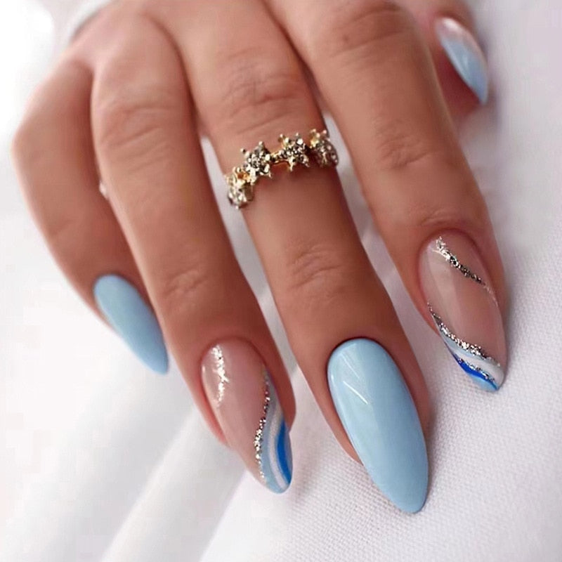 Spring Floral Press On Nails