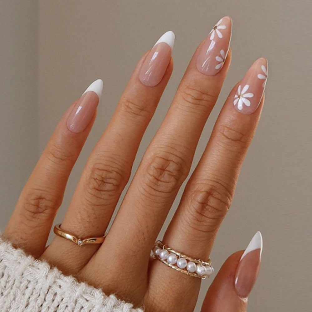 Spring Floral Press On Nails