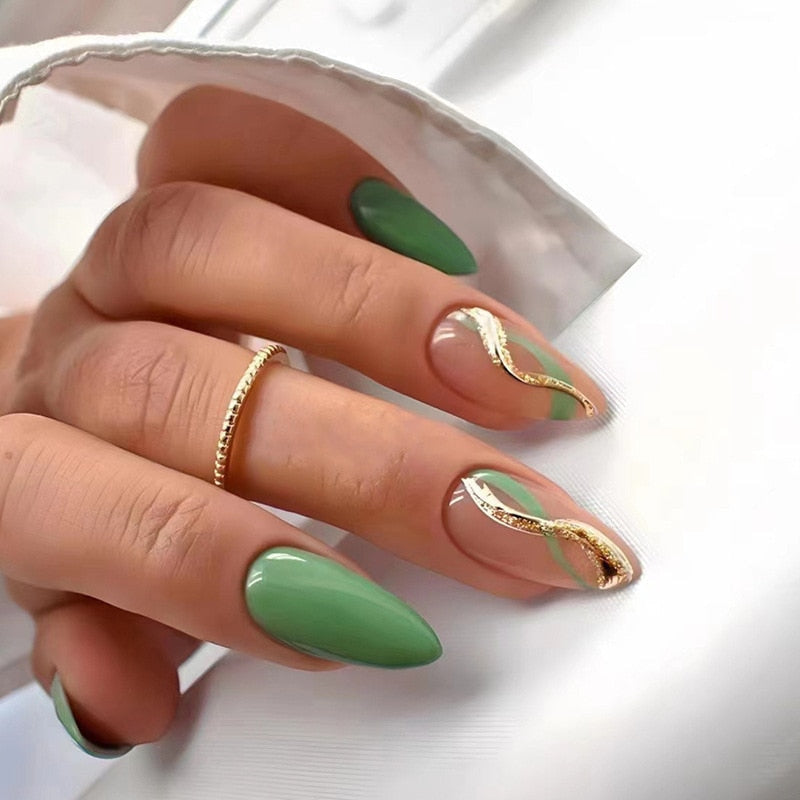 Spring Floral Press On Nails