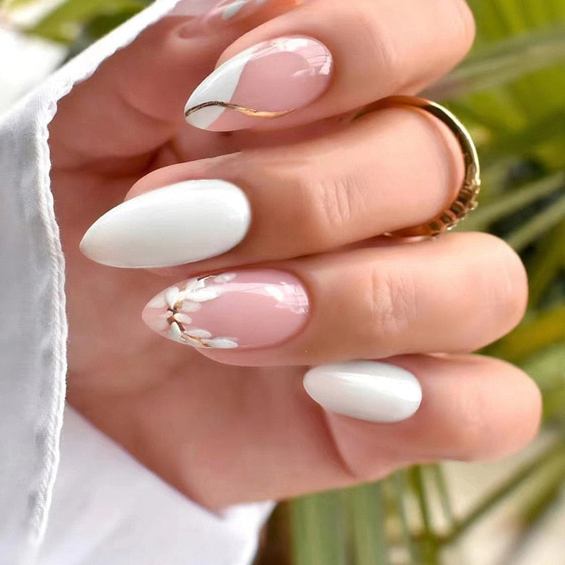 Spring Floral Press On Nails