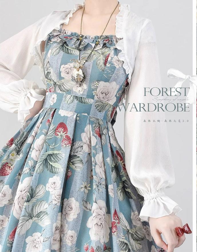 Vintage Lolita JSK Dress Summer Thin Dress