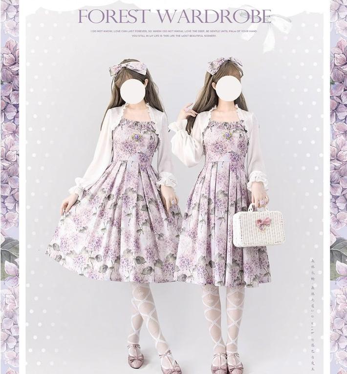 Vintage Lolita JSK Dress Summer Thin Dress