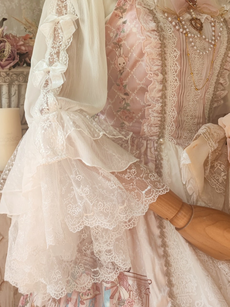 Elegant Victorian Ruffled Blouse