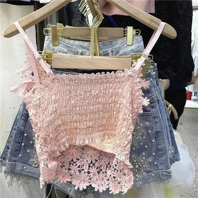 Embroidered Butterfly Camisole