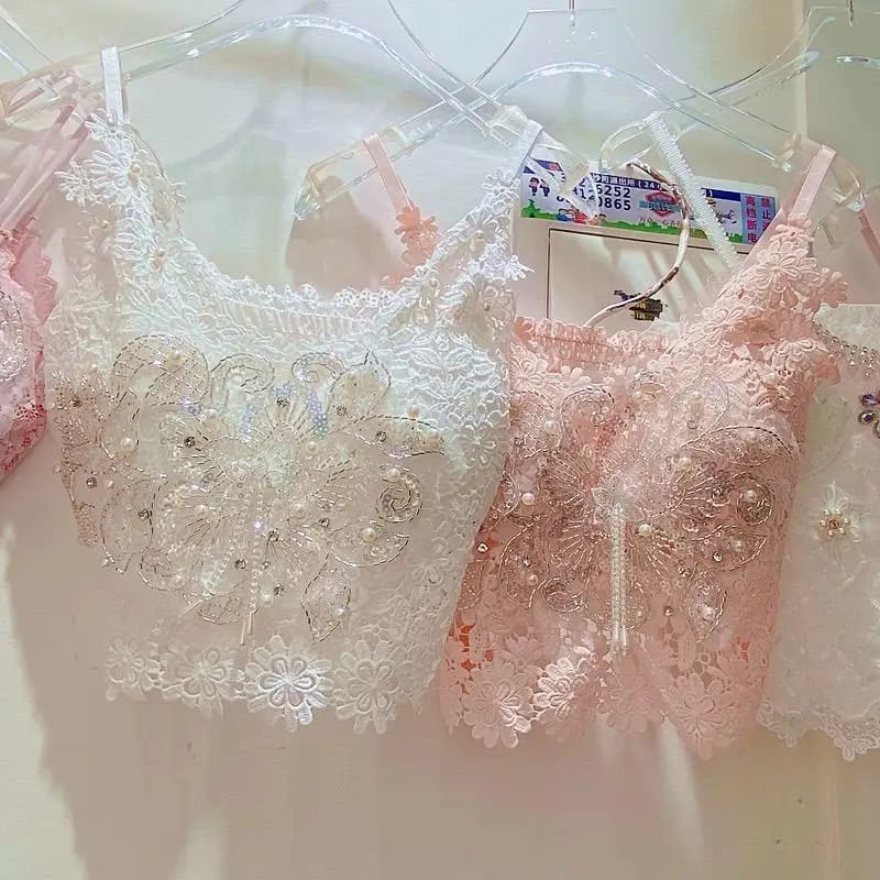 Embroidered Butterfly Camisole