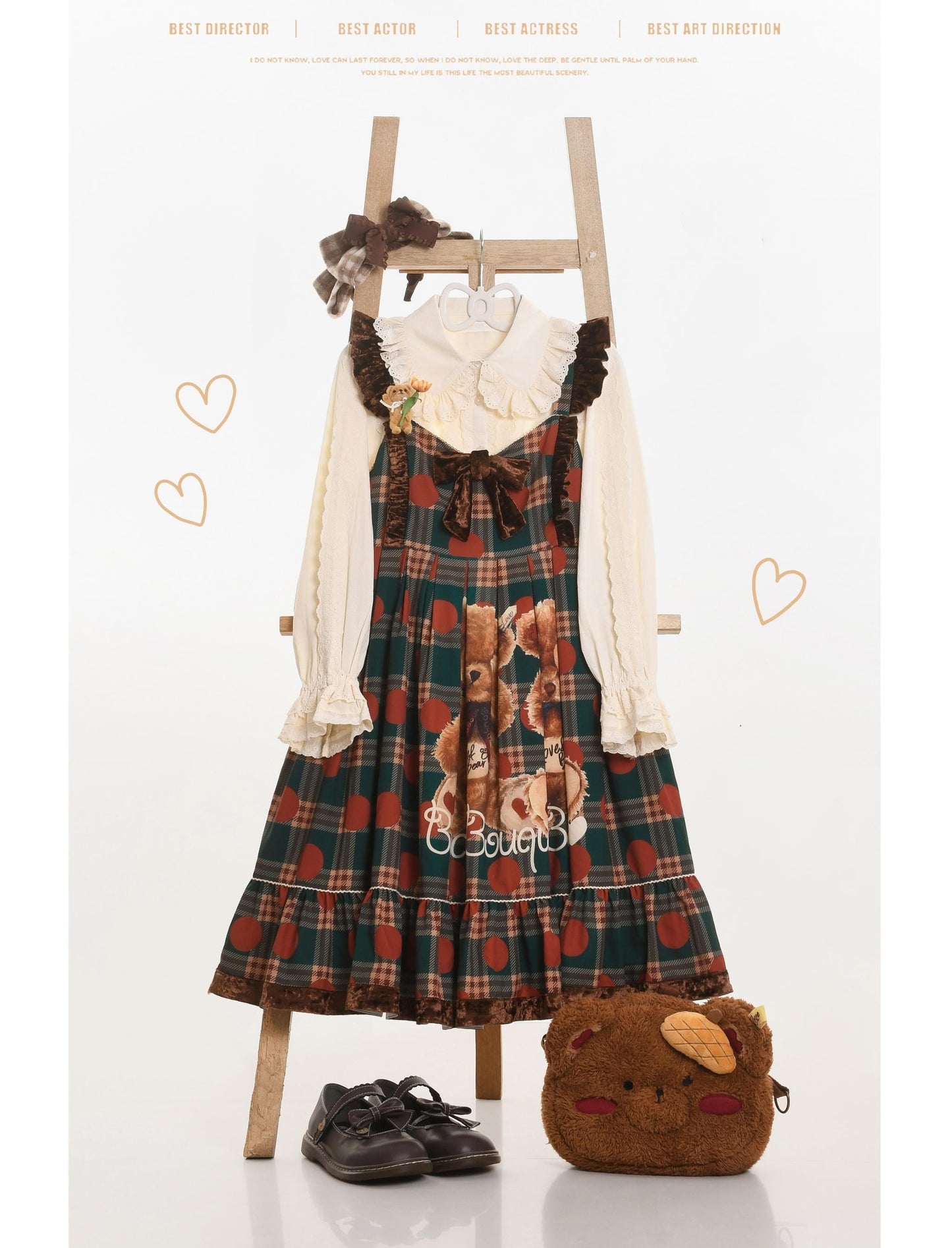 Kawaii Lolita Blouse Soft Girl Bubble Puff Sleeve