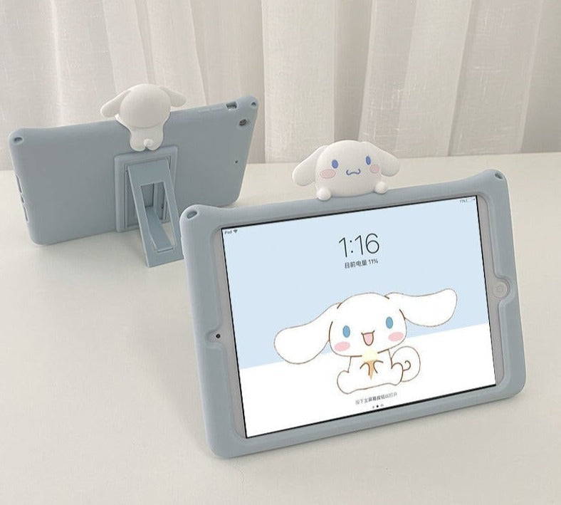 Happy Puppy iPad Case With Lanyard