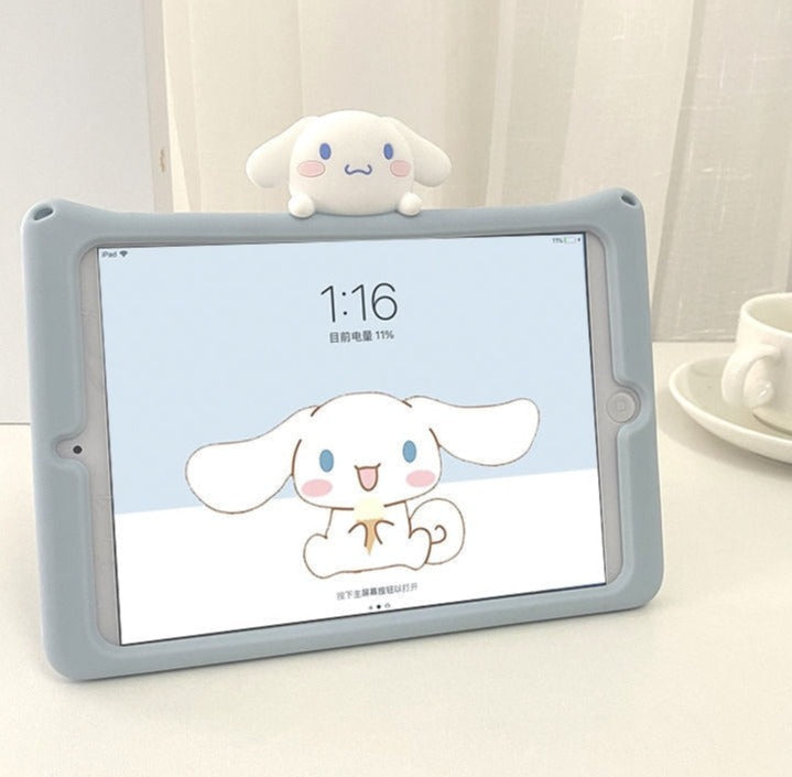 Happy Puppy iPad Case With Lanyard