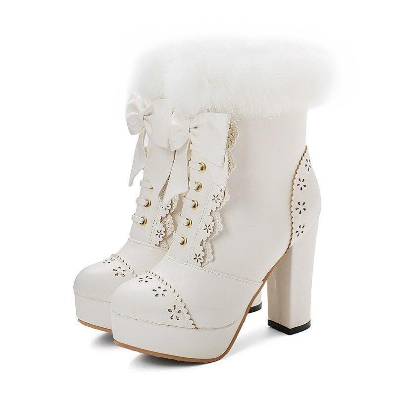 Holiday Booties White