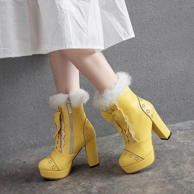 Holiday Booties Yellow