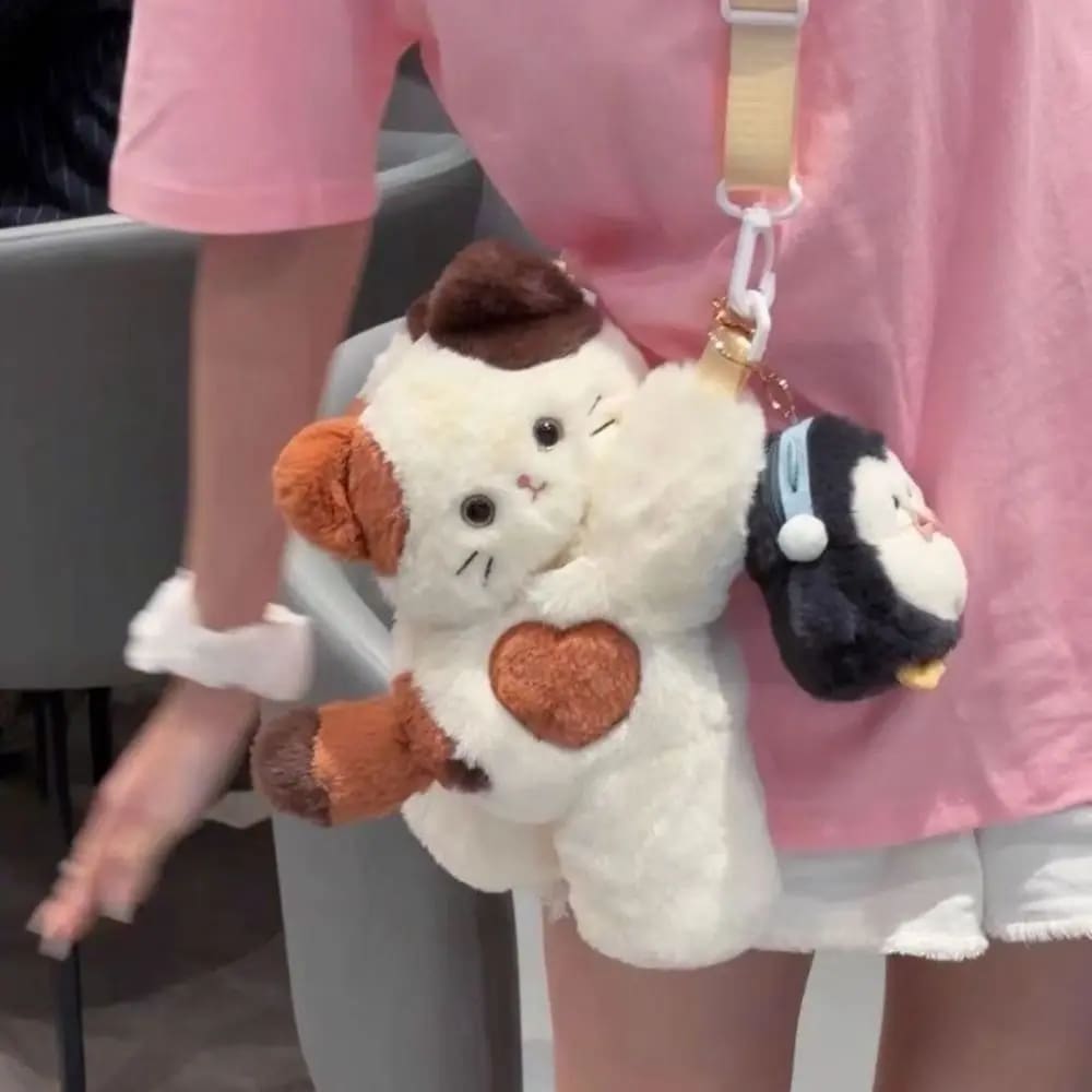 Kawaii Calico Kitten Fanny Pack Bag