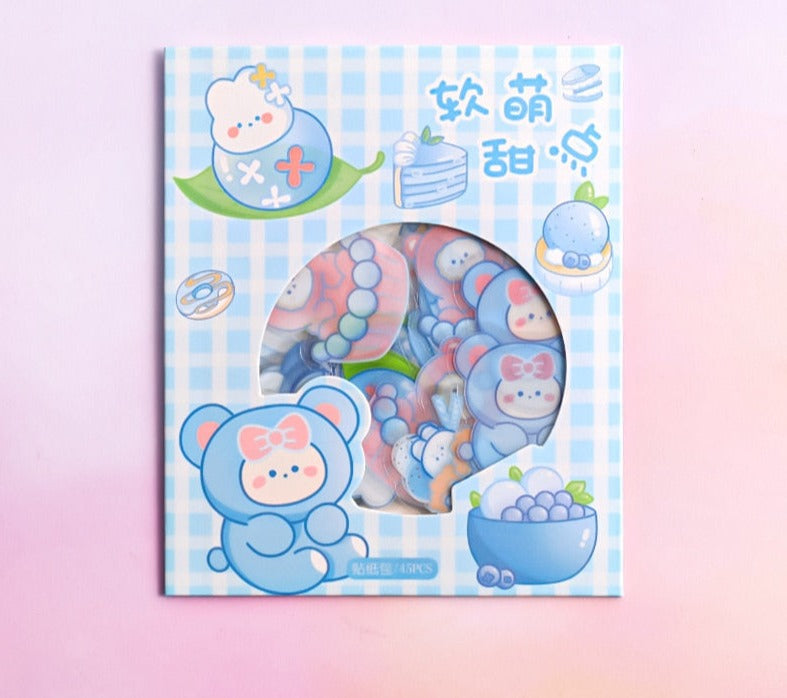 Kawaii Laser Cut Sticker Packs