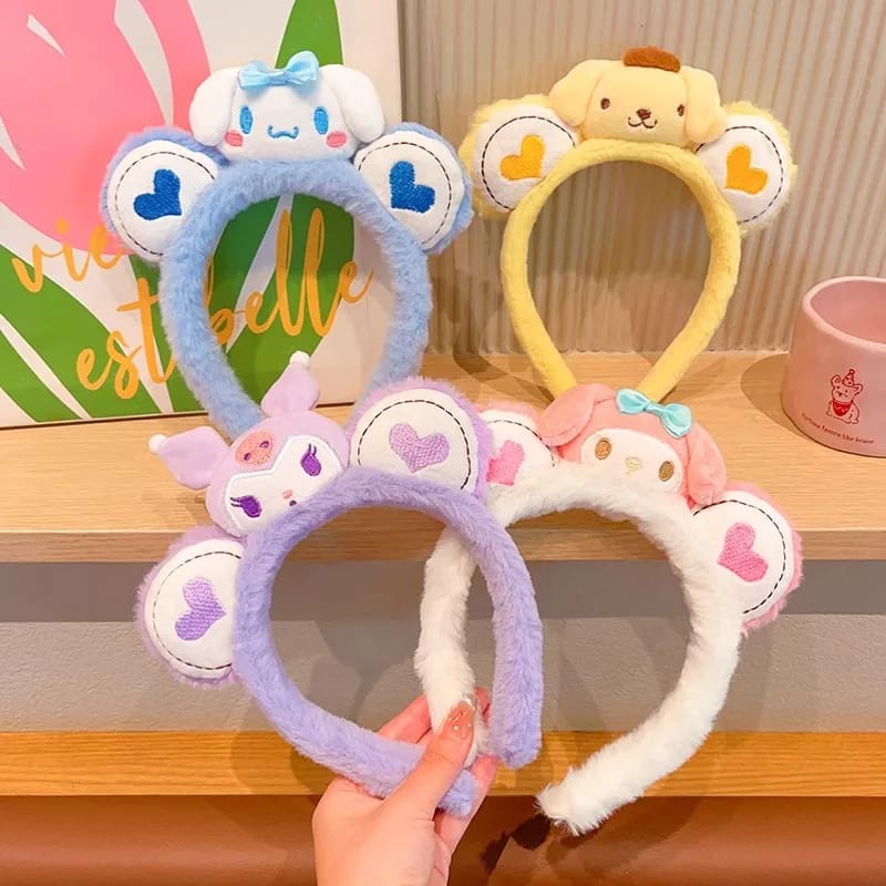 Kawaii Love Plush Ear Headband