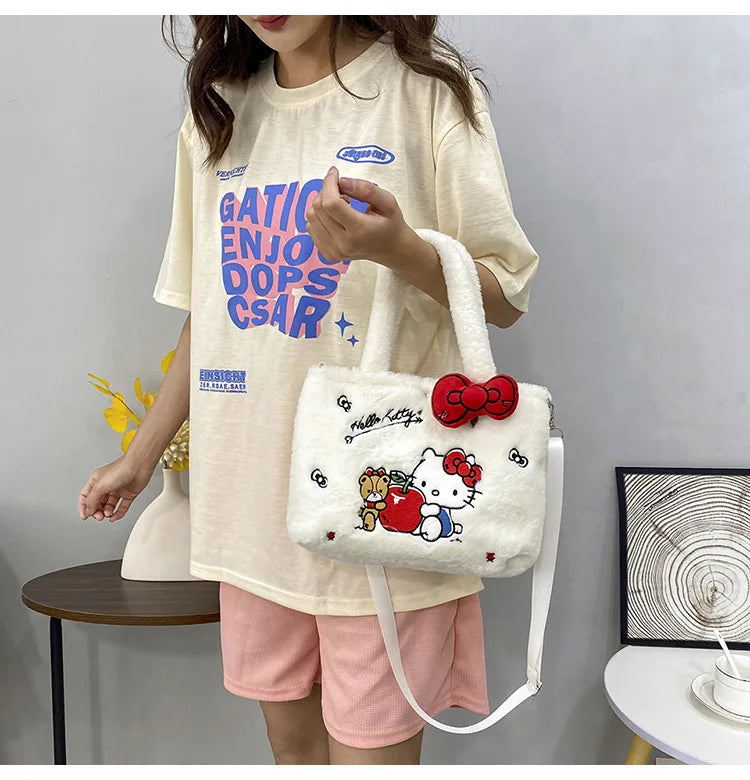 Kawaii Plush Cross Body Bags