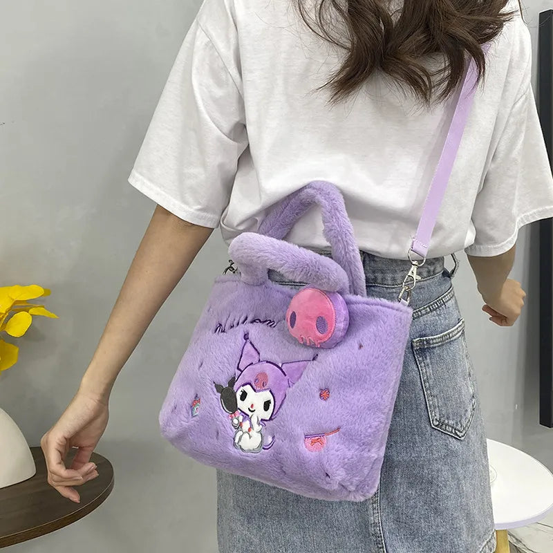 Kawaii Plush Cross Body Bags