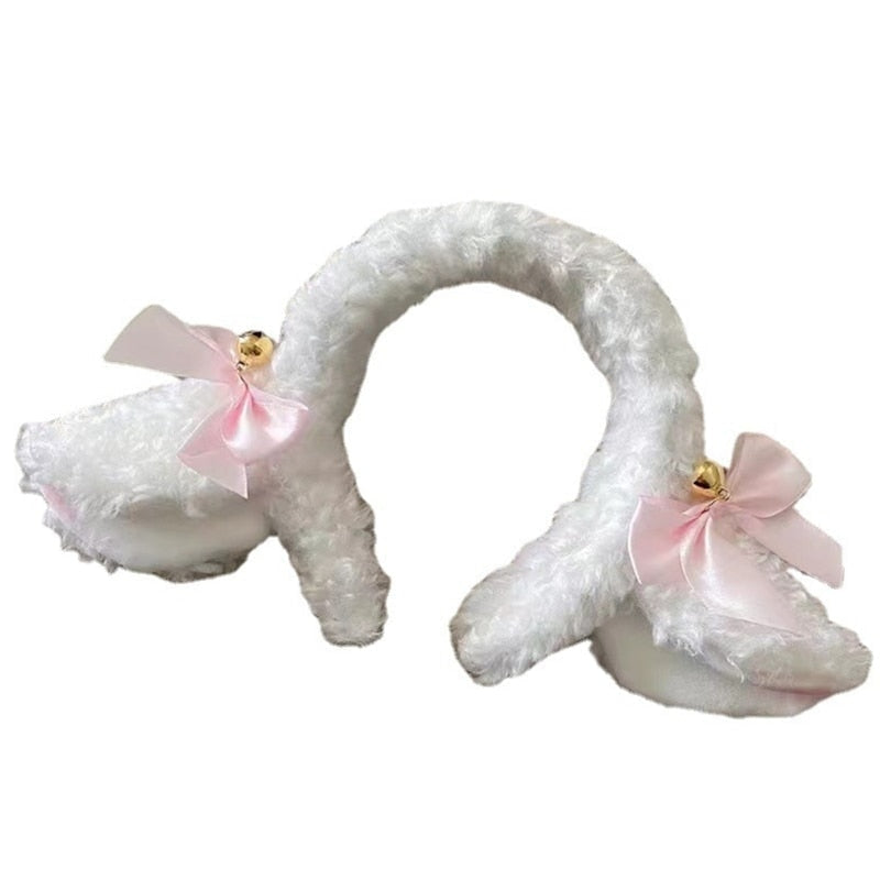 Kawaii Sheep Headband Sheep with Bells