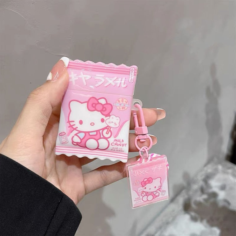 Kitten Lollipop Airpods Case