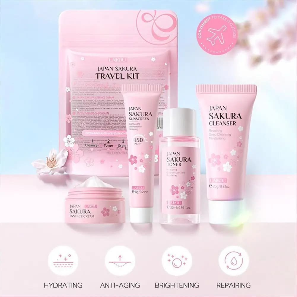 Korean Sakura Blossom Skin Care Sets