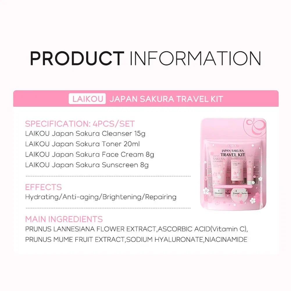 Korean Sakura Blossom Skin Care Sets