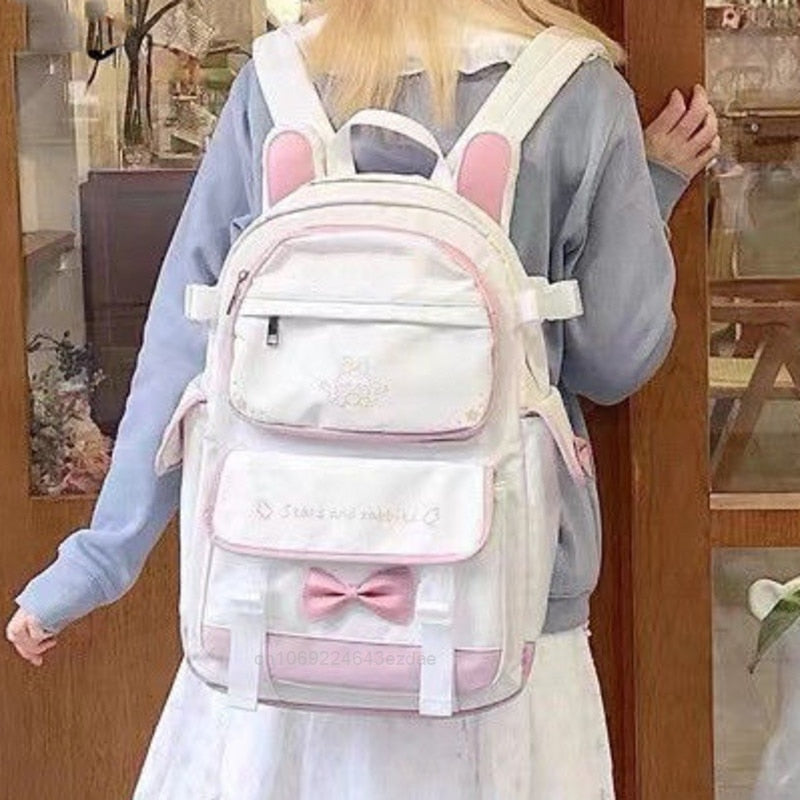 Magical Bunny Backpack White