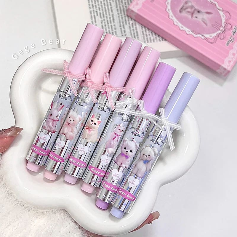 Pastel Teddy Long-Lasting Water-Gloss Lip Tint Set