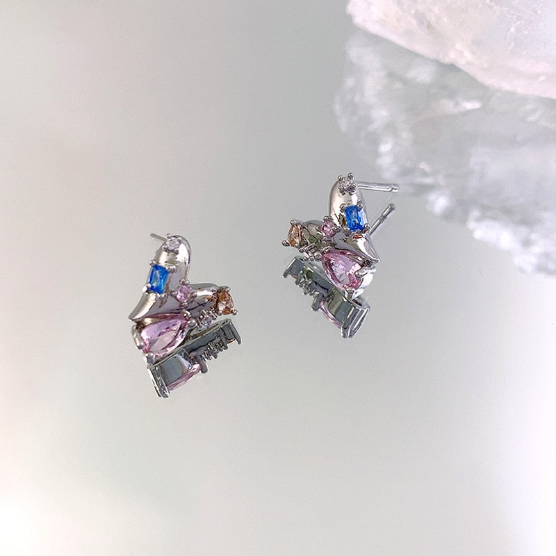 Pink Princess Dangle Earrings