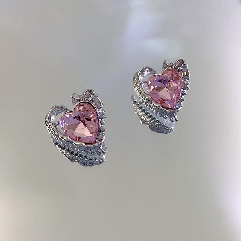 Pink Princess Dangle Earrings