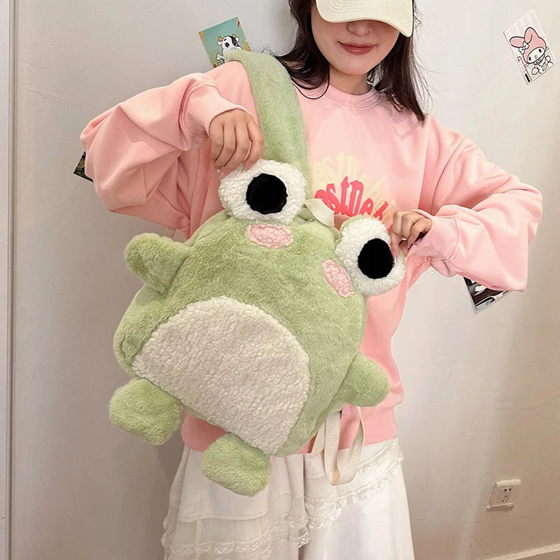 Plush Froggy Backpack Big