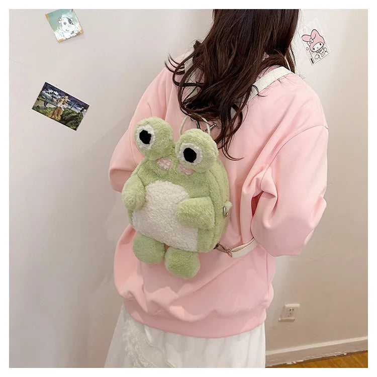 Plush Froggy Backpack Small