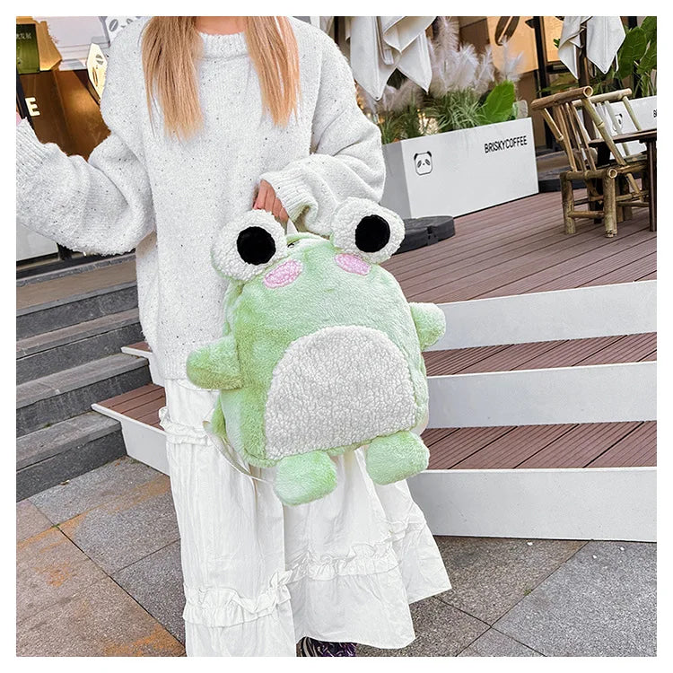 Plush Froggy Backpack