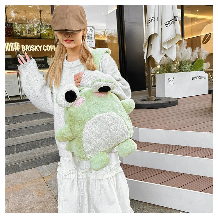 Plush Froggy Backpack