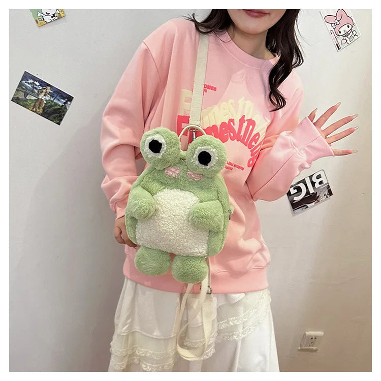 Plush Froggy Backpack