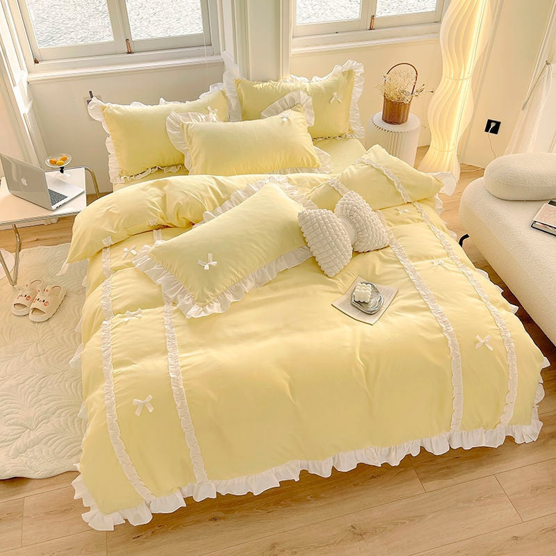 Pretty Princess Ruffled Bedding Set
