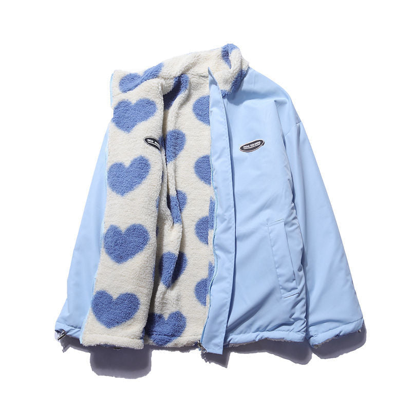 Reversible Lovecore Jacket Blue