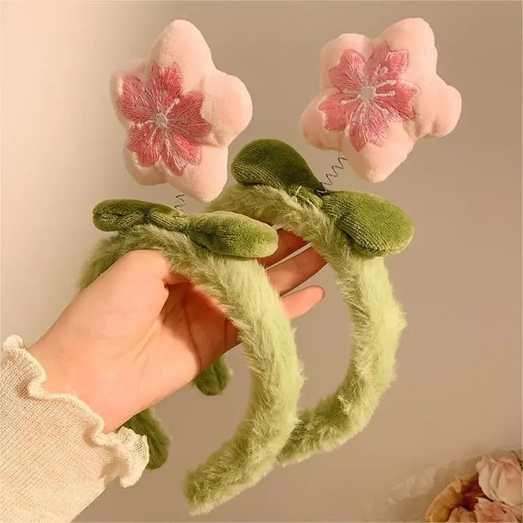 Sakura Blossom Plush Headband