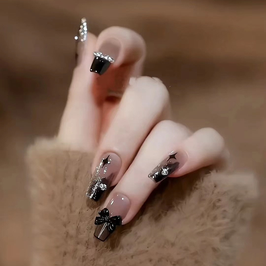 Short Angelic Press On Nails