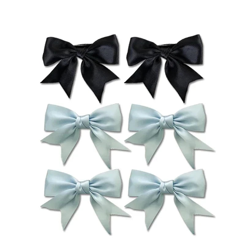 Silk Ribbon Bow Hair Clips
