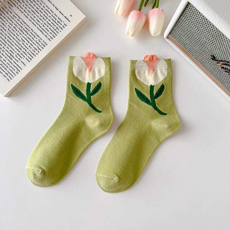 Spring Flower Socks 3